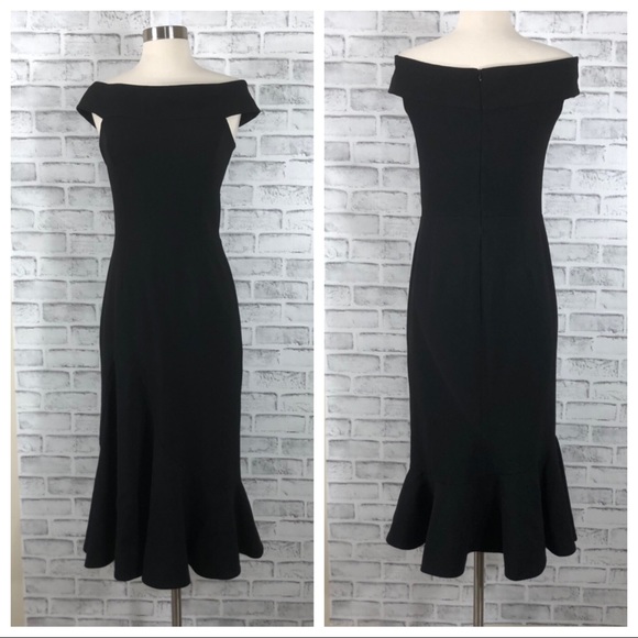 Dress the Population Dresses & Skirts - Dress The Population Off The Shoulder Black Dress